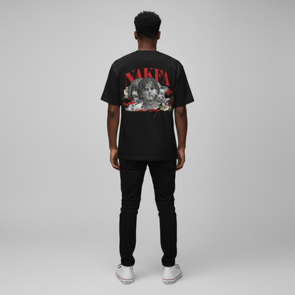 NAKFA BLACK T-SHIRT