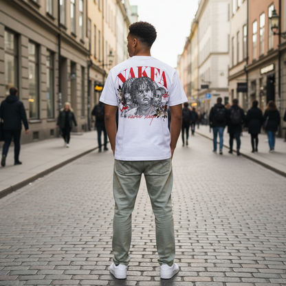 NAKFA WHITE T-SHIRT