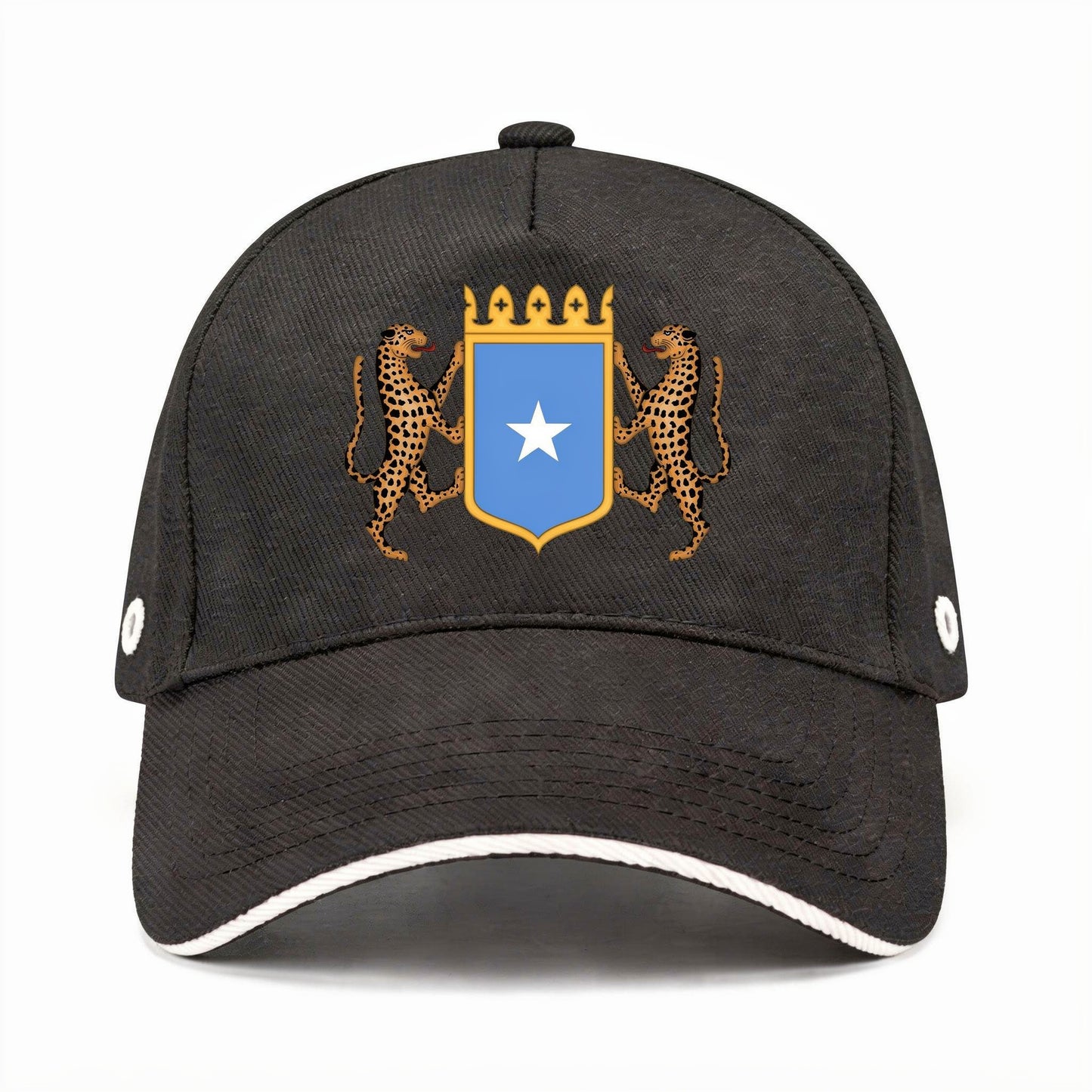 Somalia cap  black & white