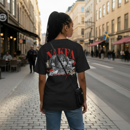 NAKFA BLACK T-SHIRT