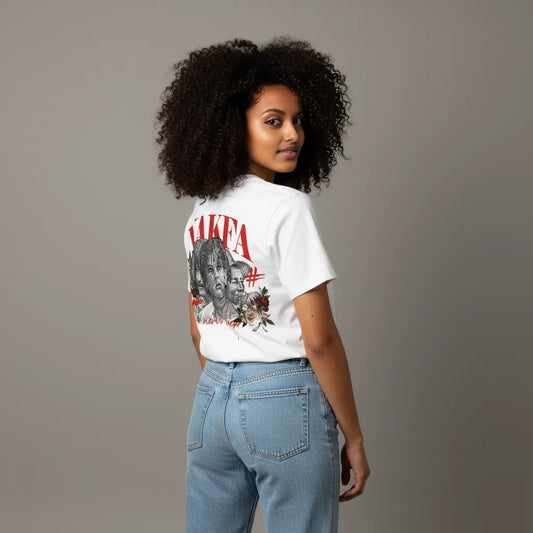 NAKFA WHITE T-SHIRT